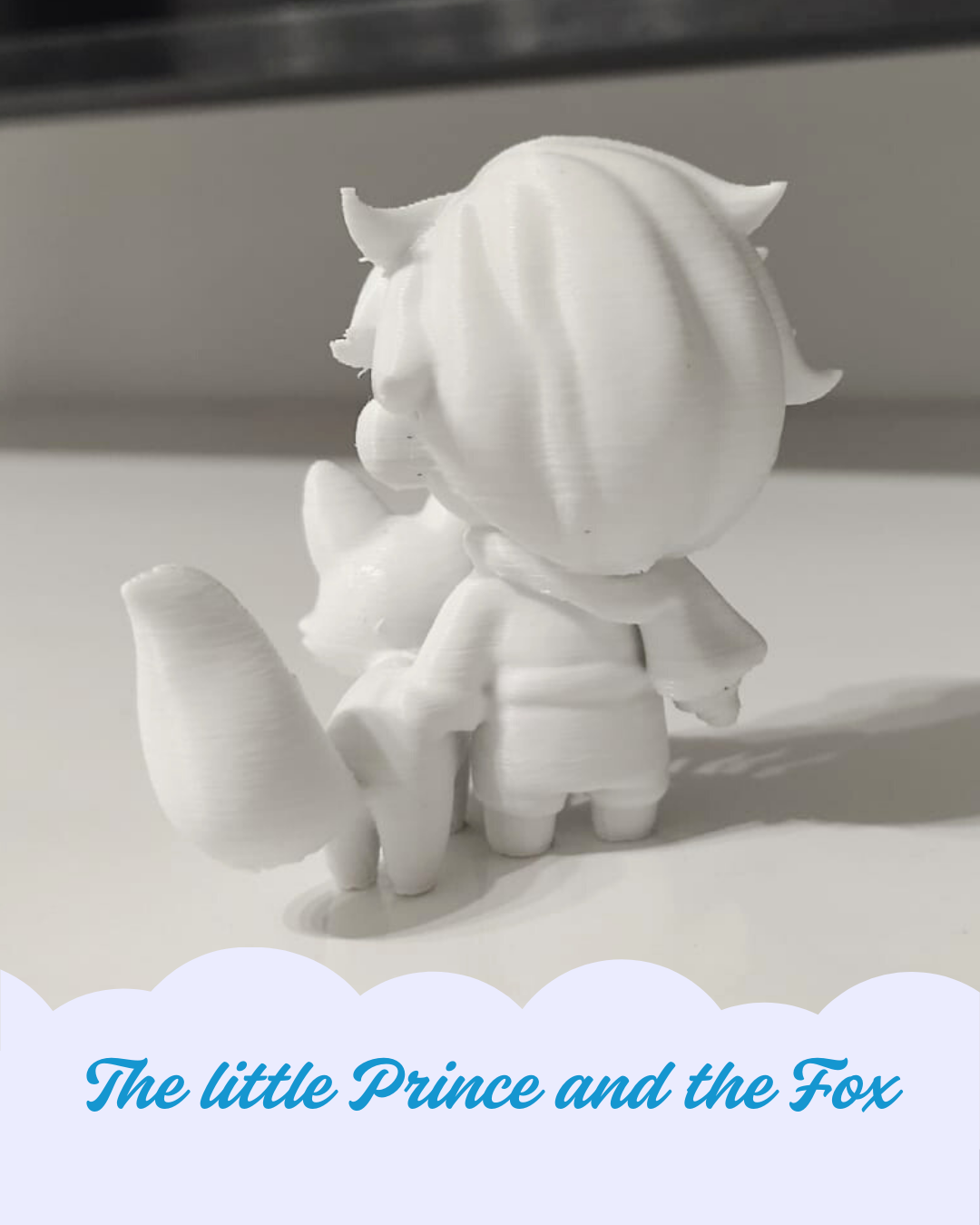 FREE Z-MINIS THE LITTLE PRINCE AND THE FOX 3D STL Model — view 4