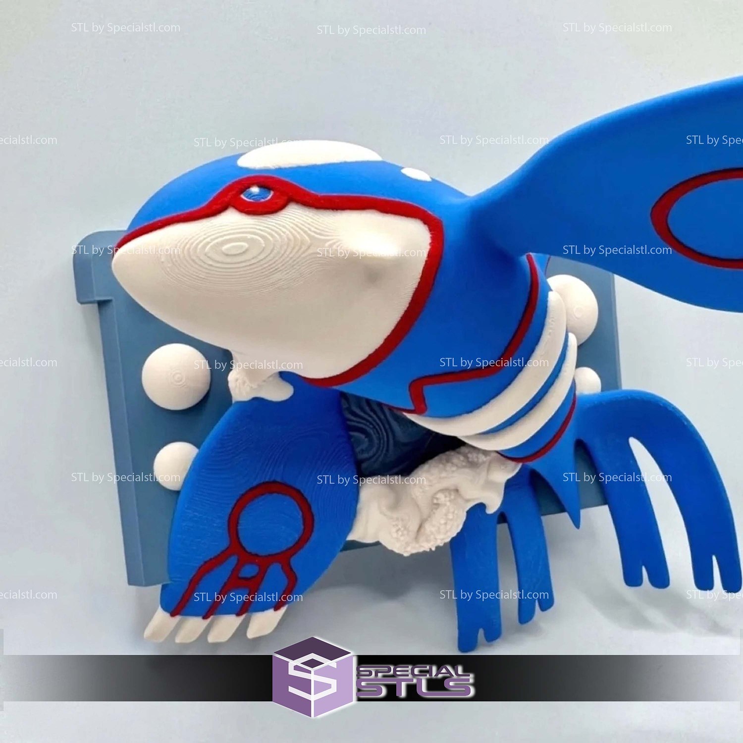 Pokemon Sapphire Gameboy Advance Cartridge Kyogre STL 3D Model — view 5