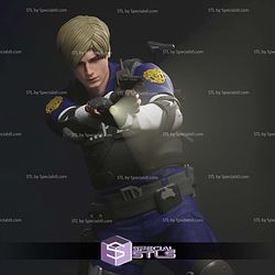 Leon Kennedy at Night STL Files 3D Model