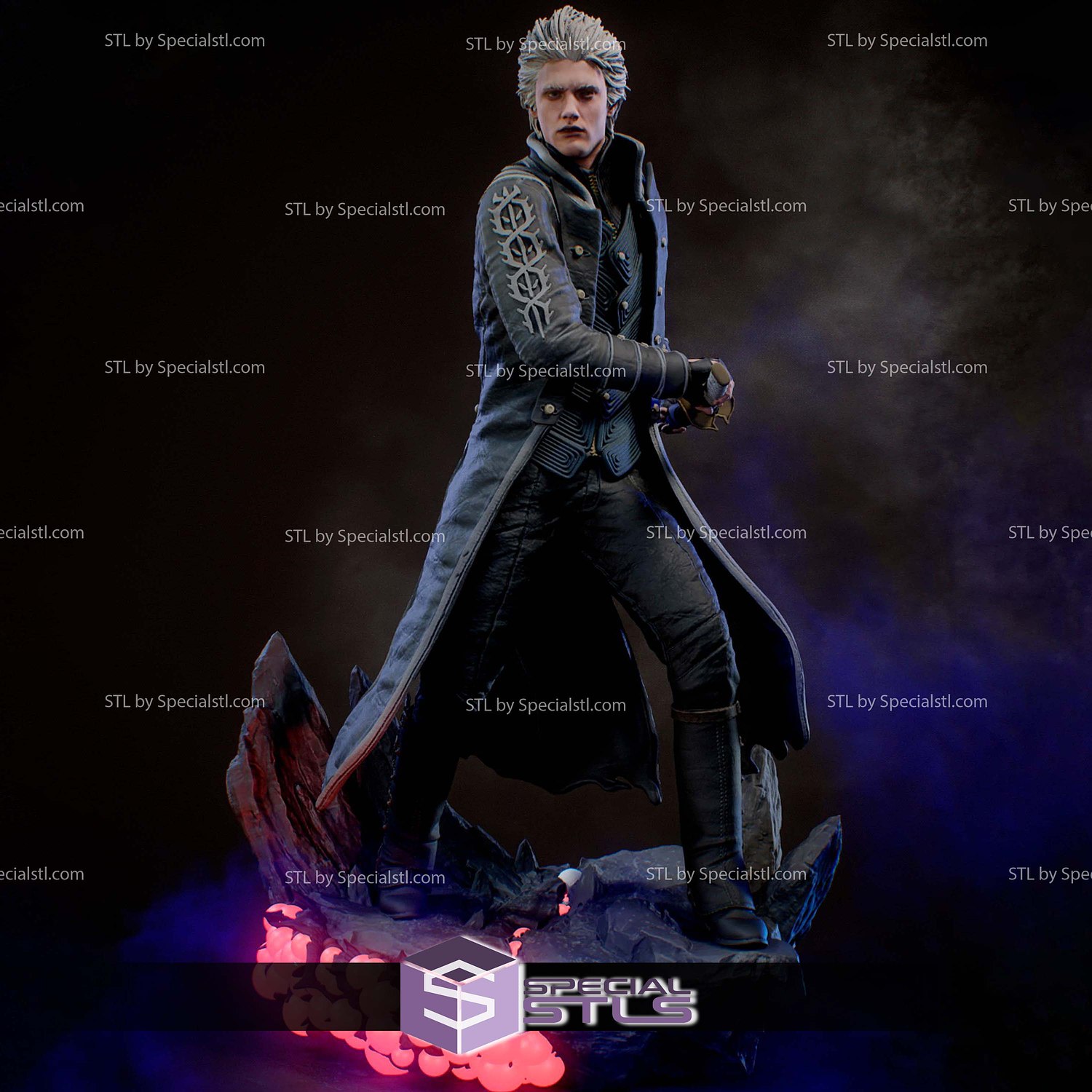 Virgil Devil May Cry 5 Sword STL Files 3D Model — view 2