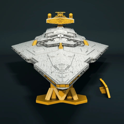 Star Destroyer Add-On Kit for 3D Printing | Assembly STL Model