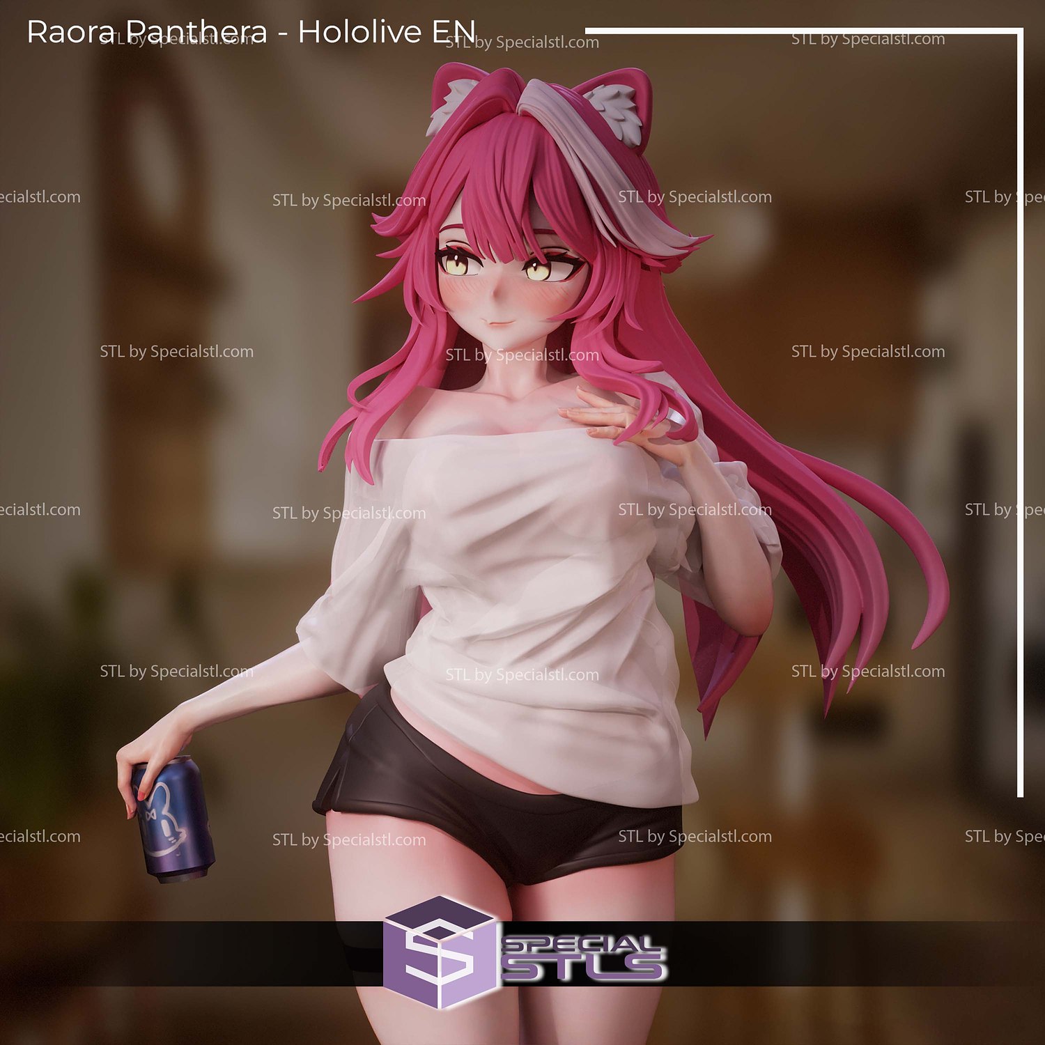 Raora Panthera Hololive EN 3D Printer Files STL Model — view 2