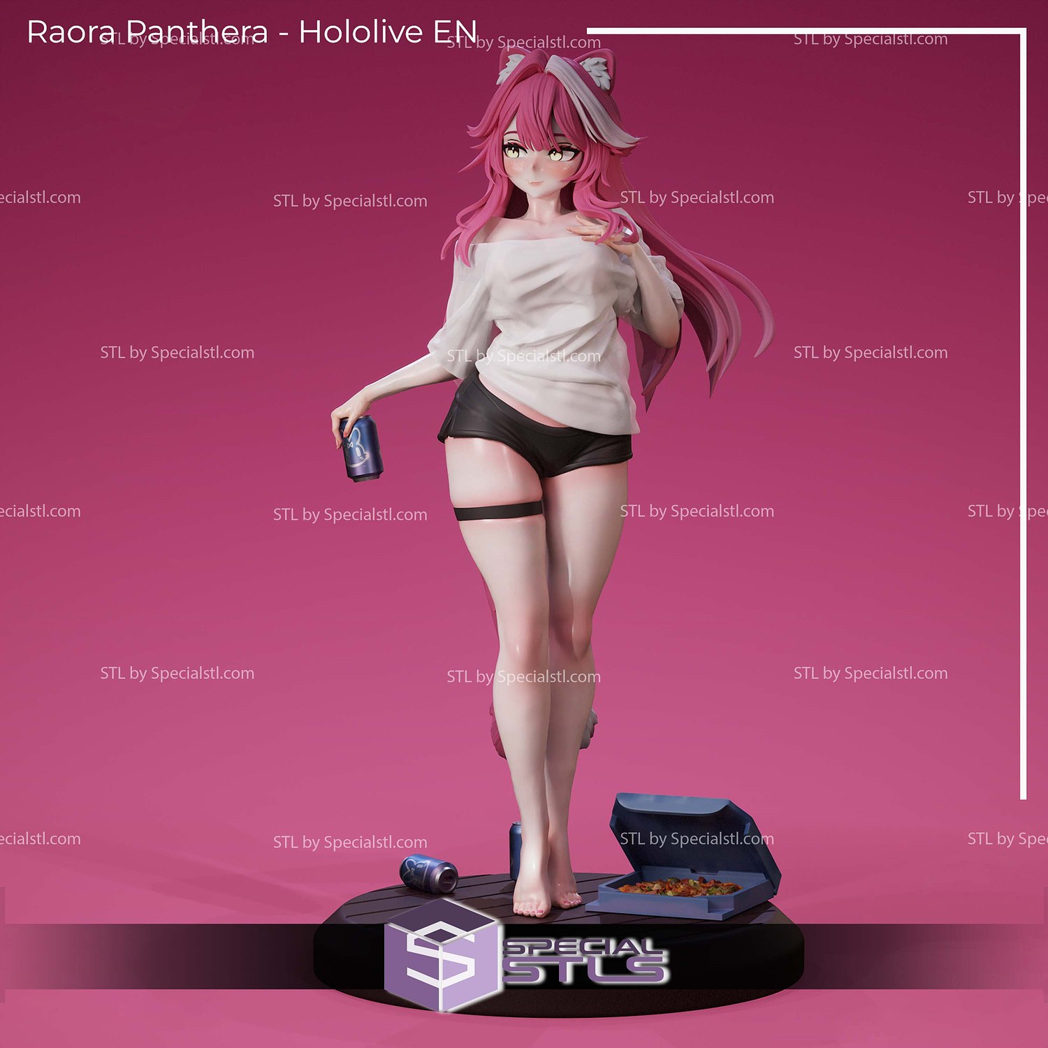 Raora Panthera Hololive EN 3D Printer Files STL Model — view 4