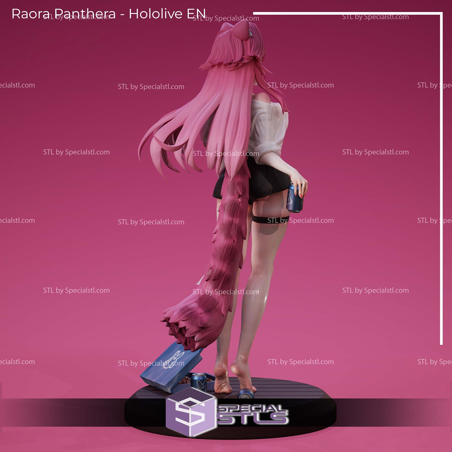 Raora Panthera Hololive EN 3D Printer Files STL Model — view 5
