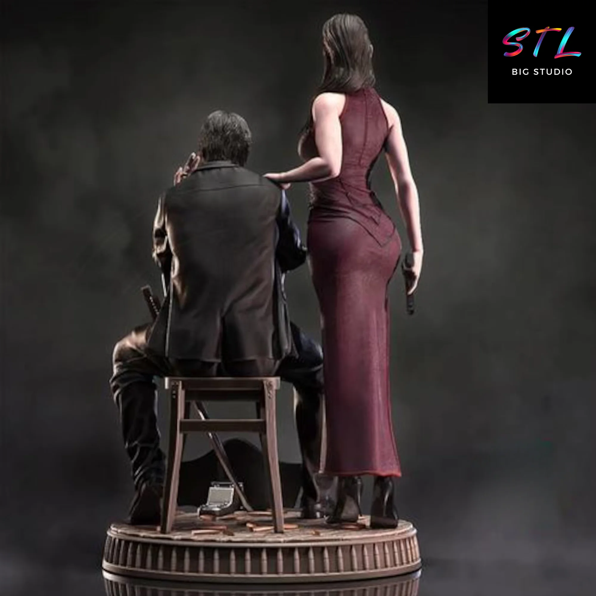 John Wick Ballerina STL | Continental Edition | 3D Model to Print Model — view 4
