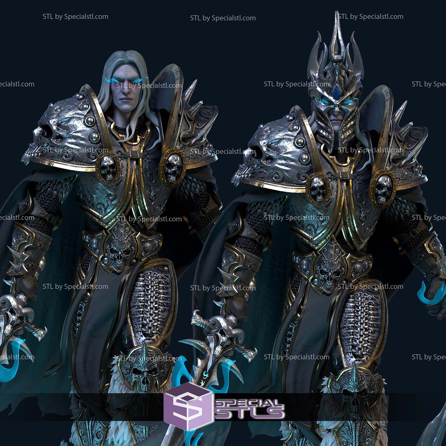 Arthas World of Warcraft Ice STL Printer Files 3D Model — view 2