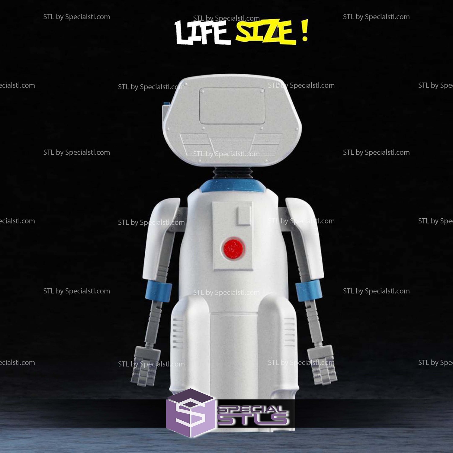 Life Size Herbie Fantastic Four STL Files 3D Model — view 3