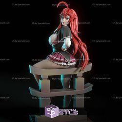 Rias Gremory Sitting 3D Print Files STL Model