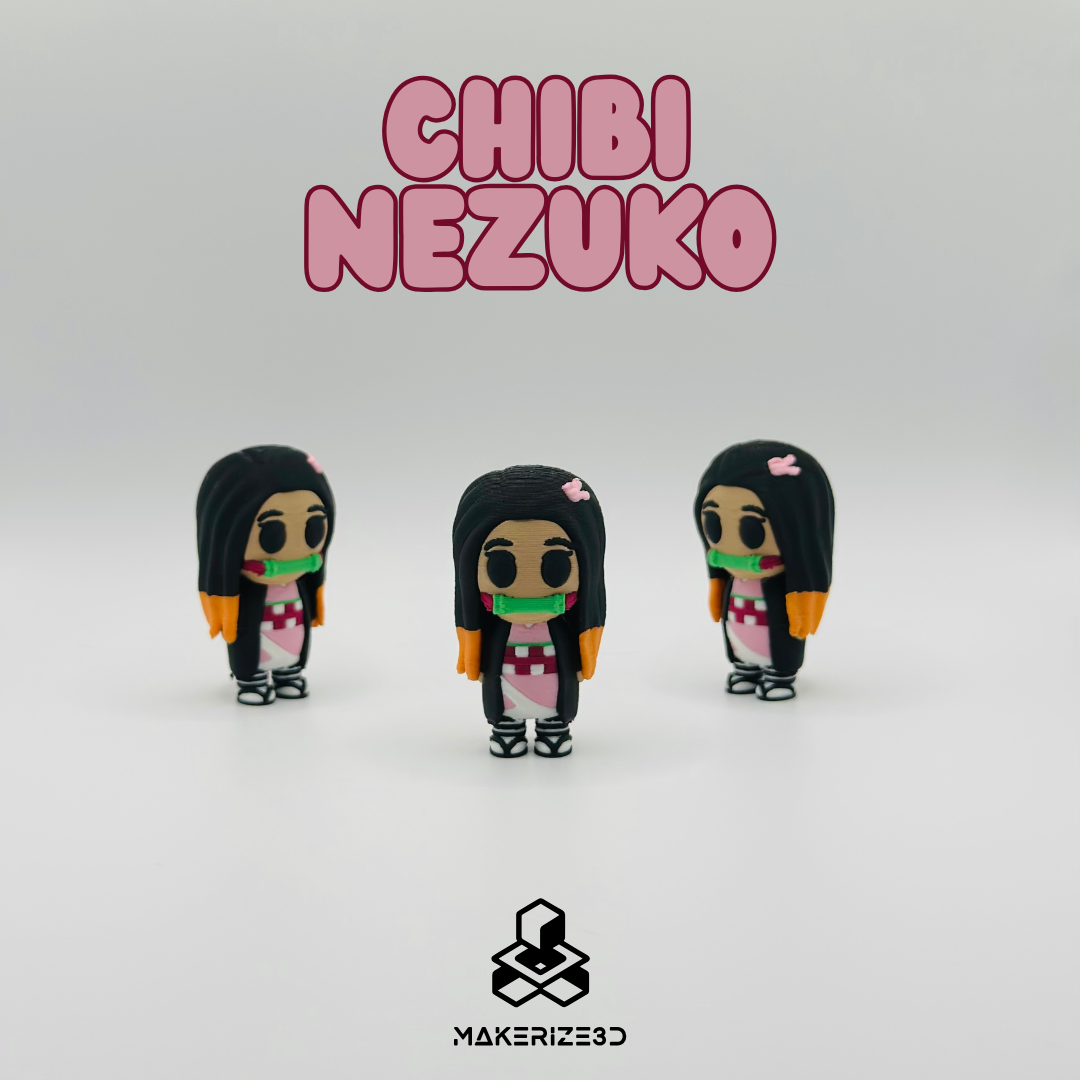 Chibi Nezuko 3D STL Model