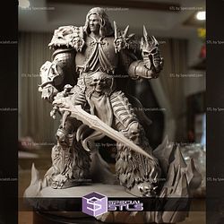 Arthas Lich King 20cm STL Files 3D Model