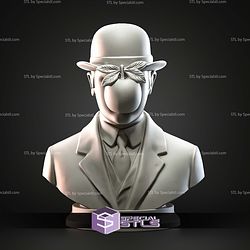 Mini Bust Character Collection STL The Son of Man 3D Model