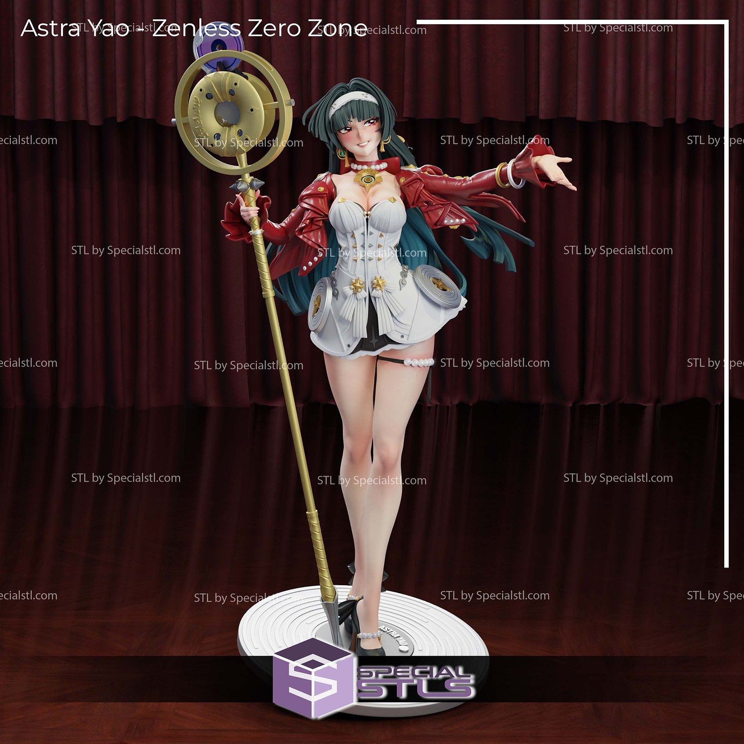 Astra Yao V3 Zenless Zone Zero STL Files 3D Model — view 2