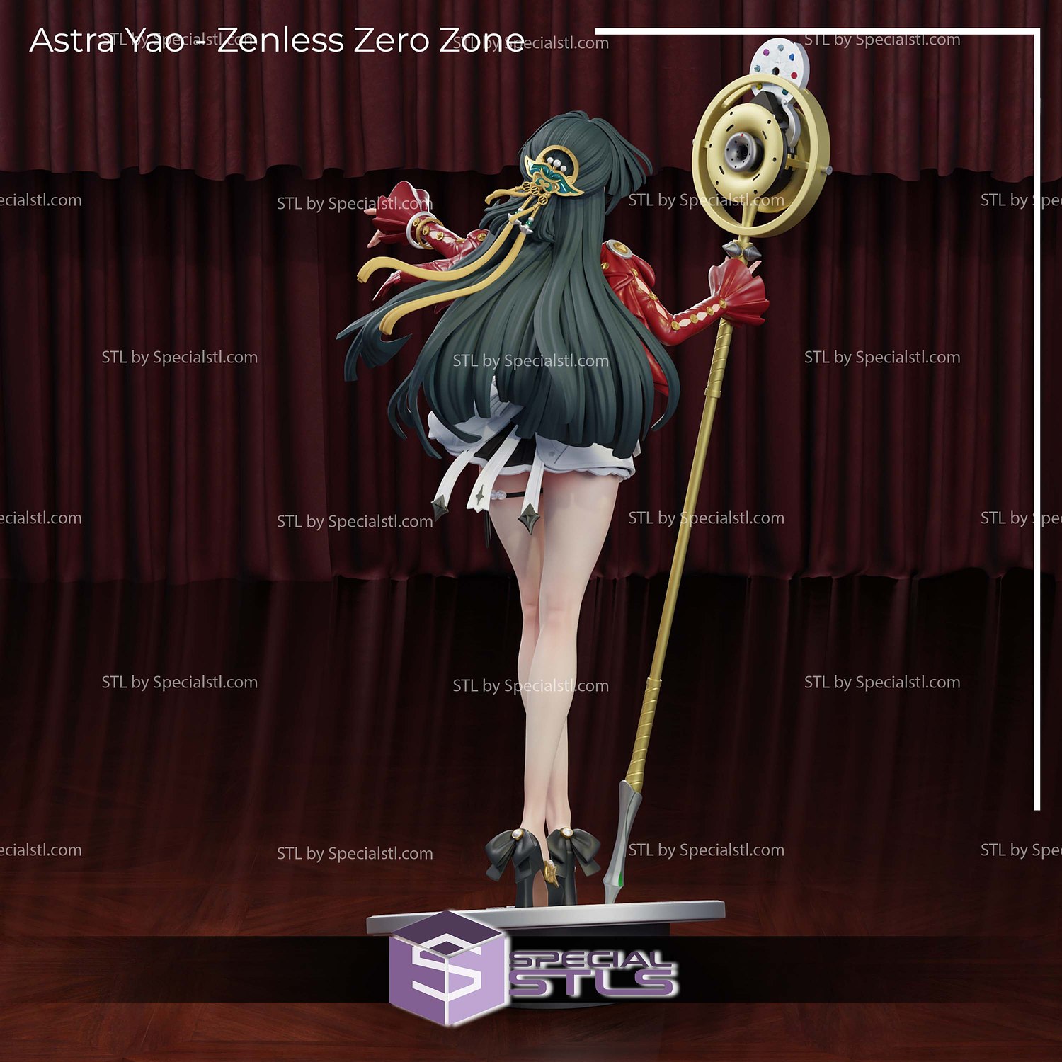 Astra Yao V3 Zenless Zone Zero STL Files 3D Model — view 3
