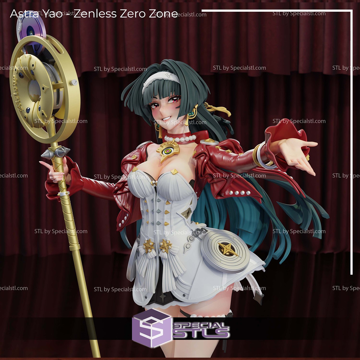 Astra Yao V3 Zenless Zone Zero STL Files 3D Model — view 4