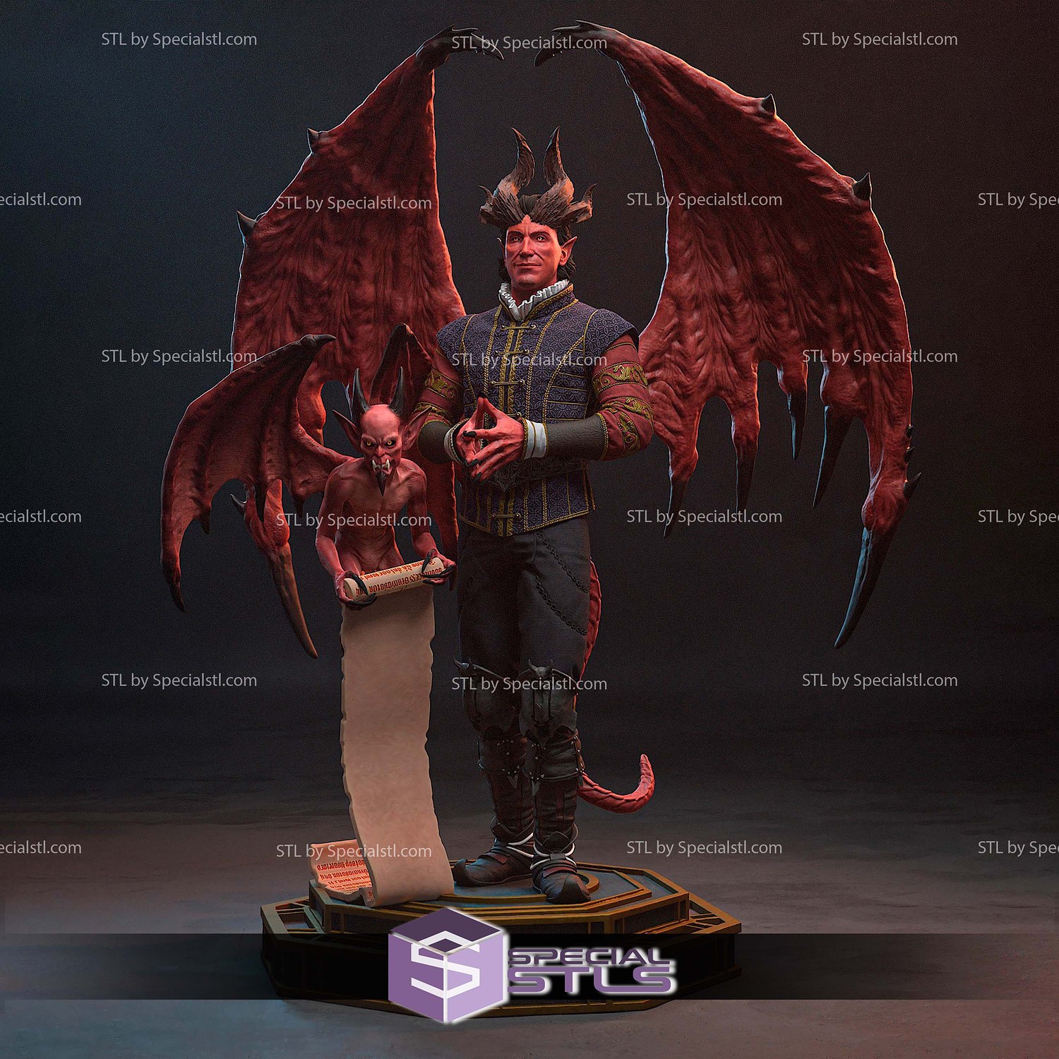 Raphael Baldurs Gate V2 3D Printer Files STL Model — view 2