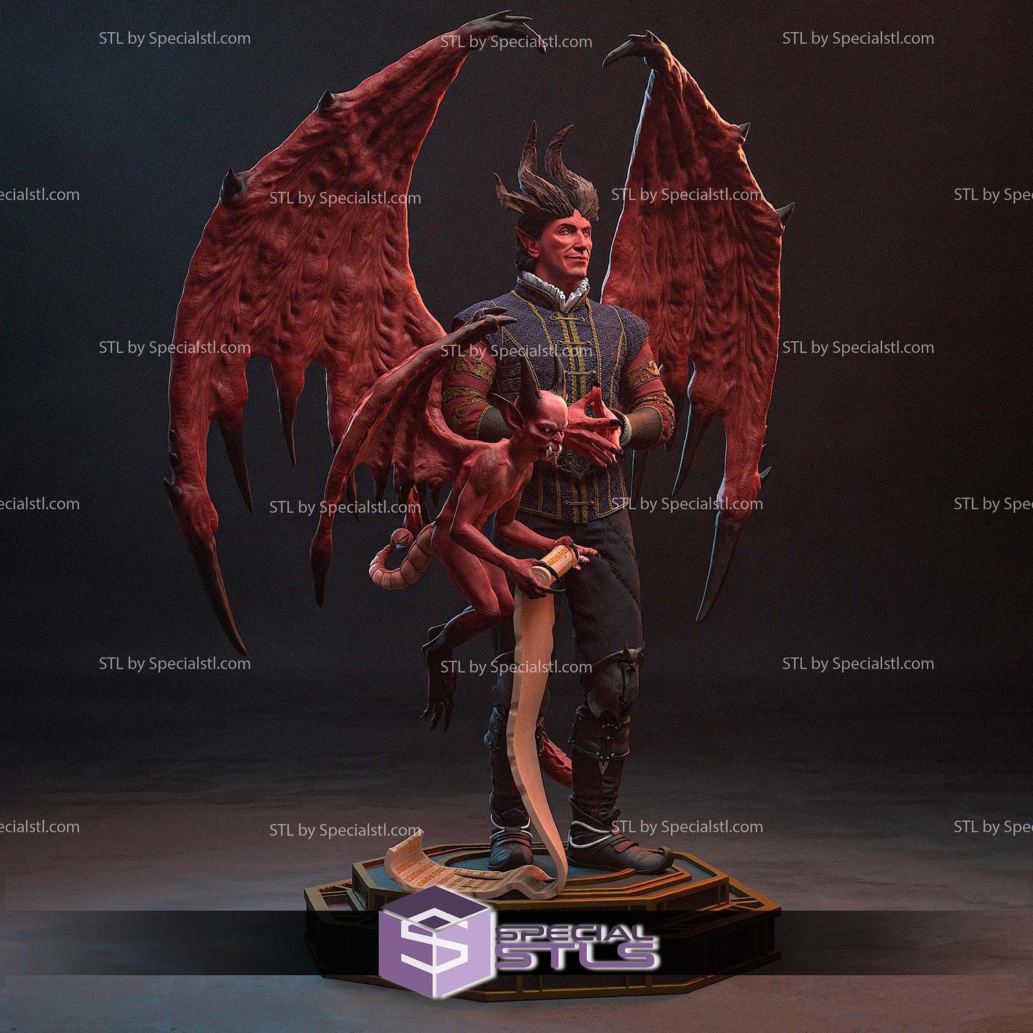 Raphael Baldurs Gate V2 3D Printer Files STL Model — view 3