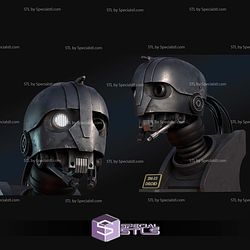 SM33 Droid Bust STL Files 3D Model