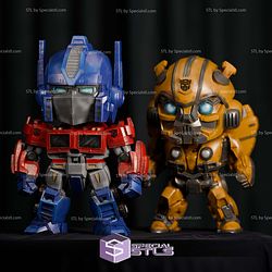 Optimus Prime Chibi STL Files 3D Model