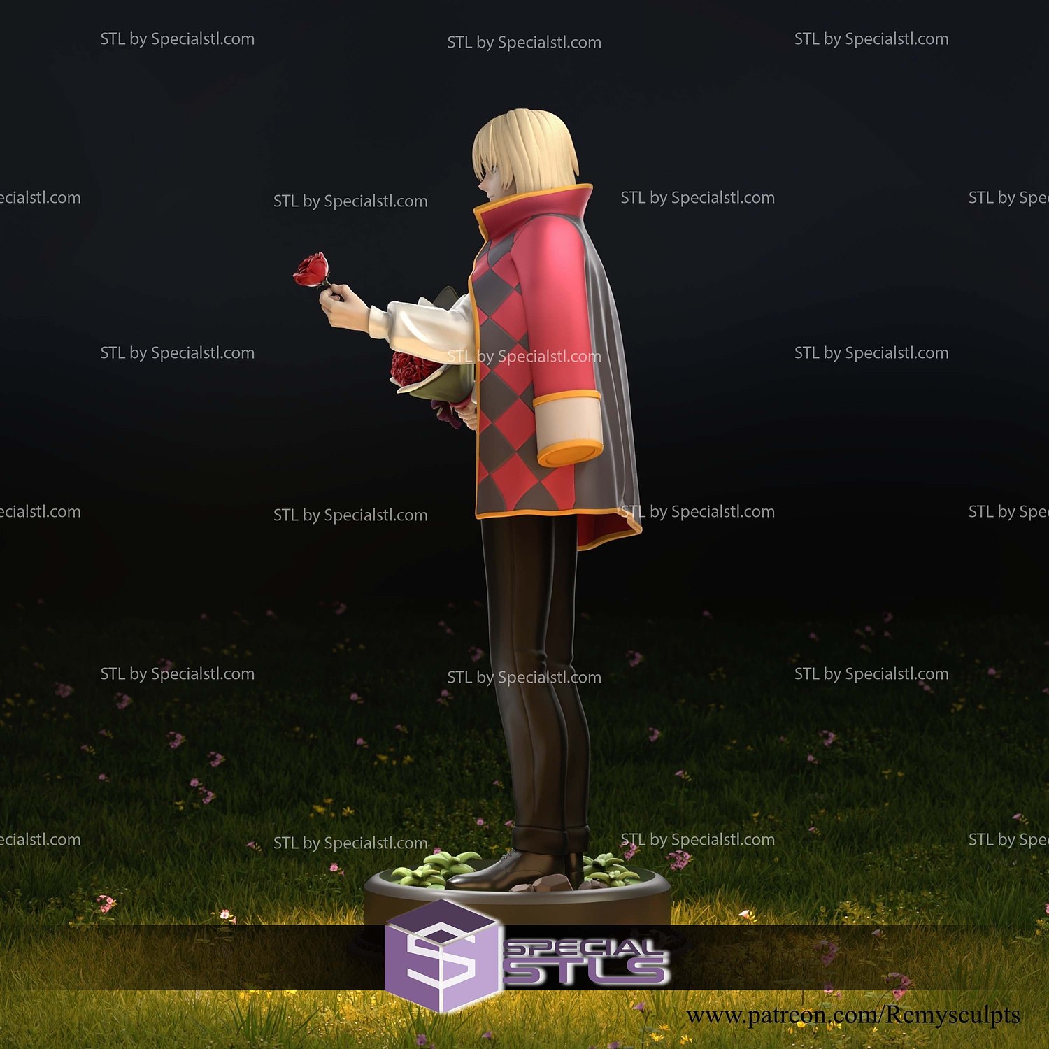 Howl Jenkins Pendragon STL Files 3D Model — view 2