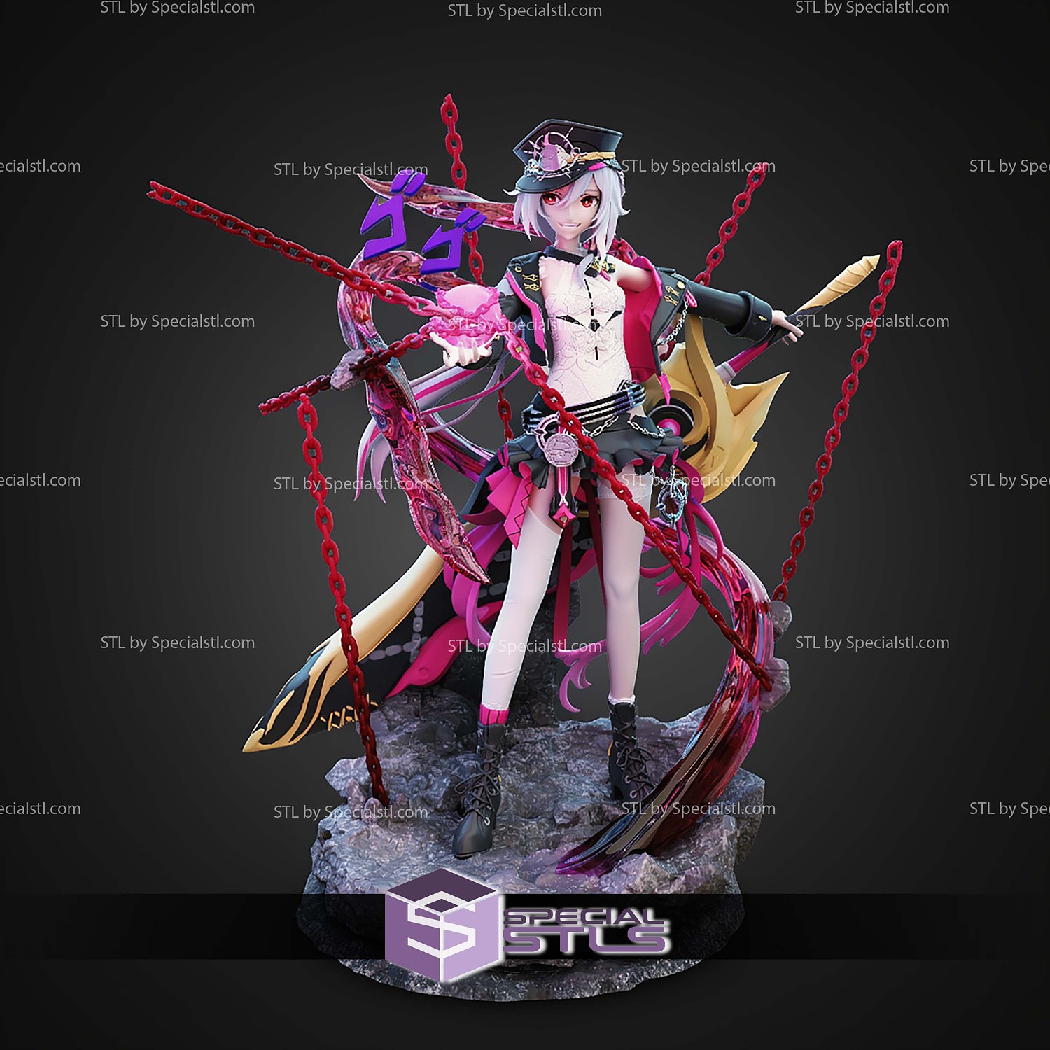 Herrscher of Sentience 250mm Honkai Impact STL Files 3D Model — view 7