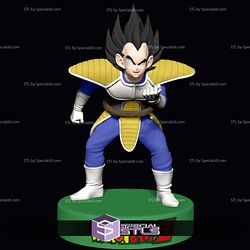 Vegeta Over 9000 Digital STL Files 3D Model — view 1