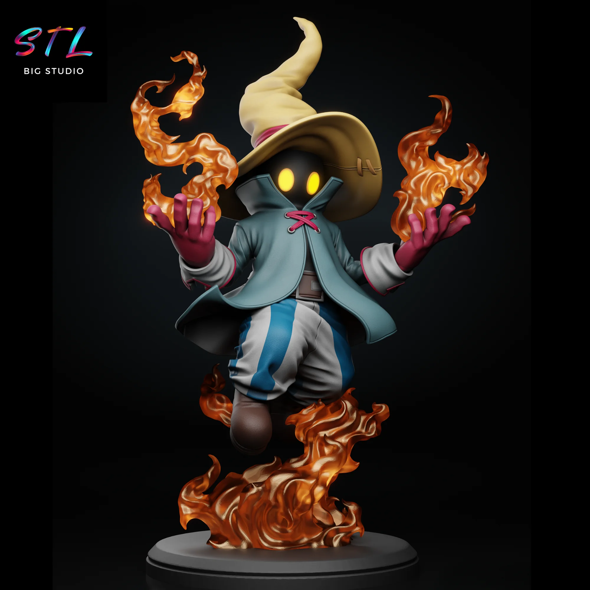 Vivi Ornitier STL | Final Fantasy IX | 3D Printing Figure Model