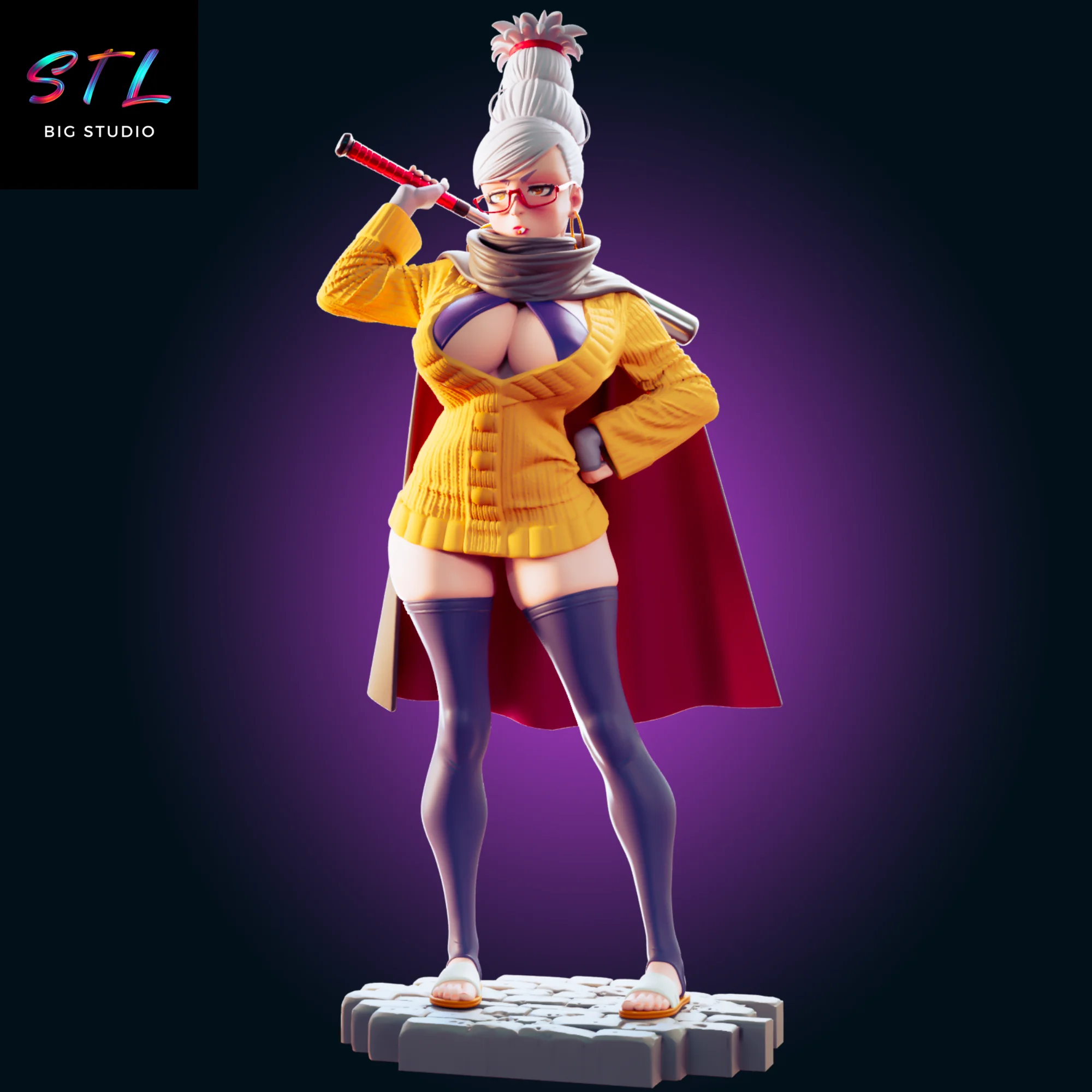 Seiko Ayase STL | Dandadan | 3D Printable Figure Model