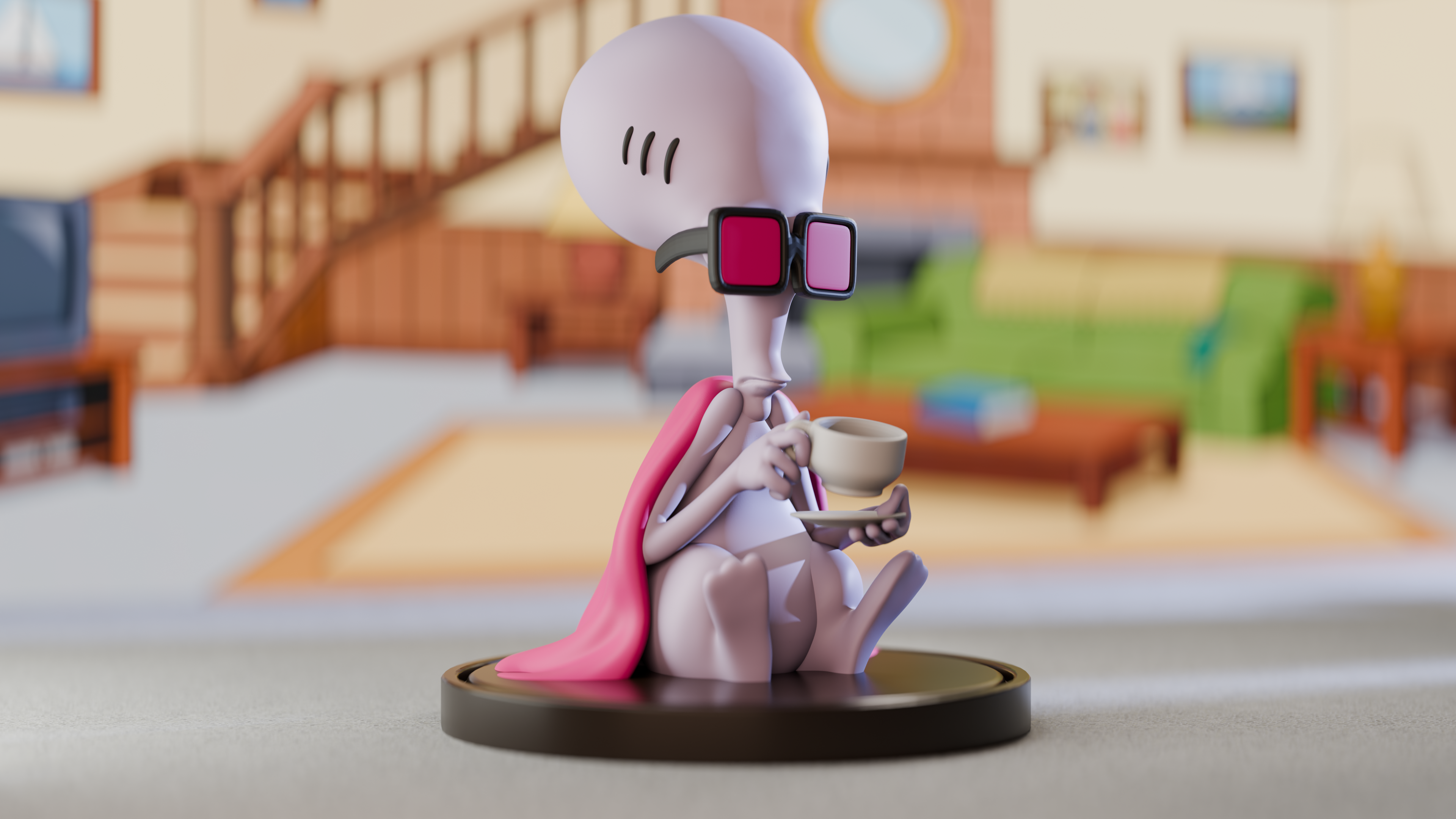 American Dad Roger the Alien Collectible Figurine 3D 3MF Model