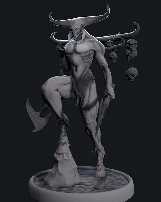 Berserker 3D STL Model — view 2
