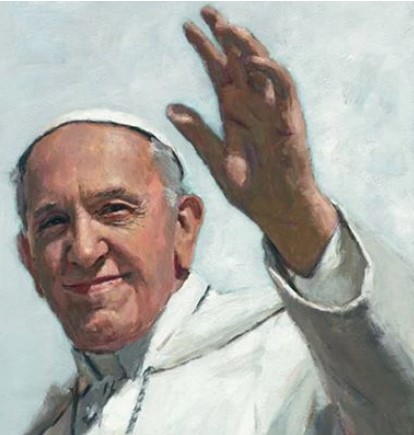 Pope Francis Waving 3D STL Model