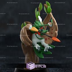 Basic Pokemon Collection Summer Decidueye 3D STL Model