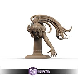Yoruichi Crawl Bust STL Files 3D Model