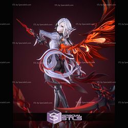 Arlecchino Genshin Impact Magma 3D Printing Models STL Model
