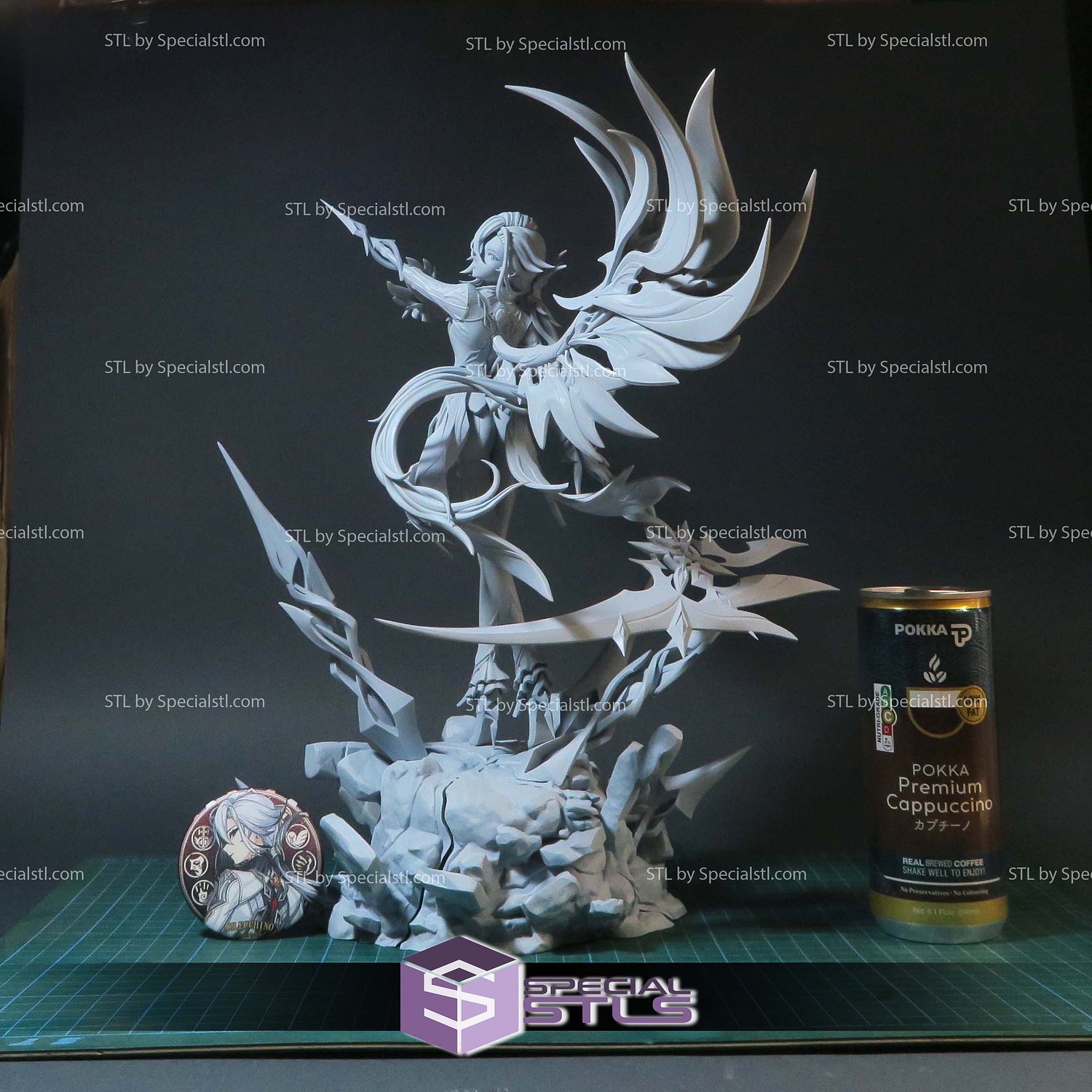 Arlecchino Genshin Impact Magma 3D Printing Models STL Model — view 3