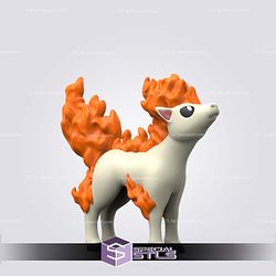 Super Basic Pokemon STL - Ponyta 3D Model