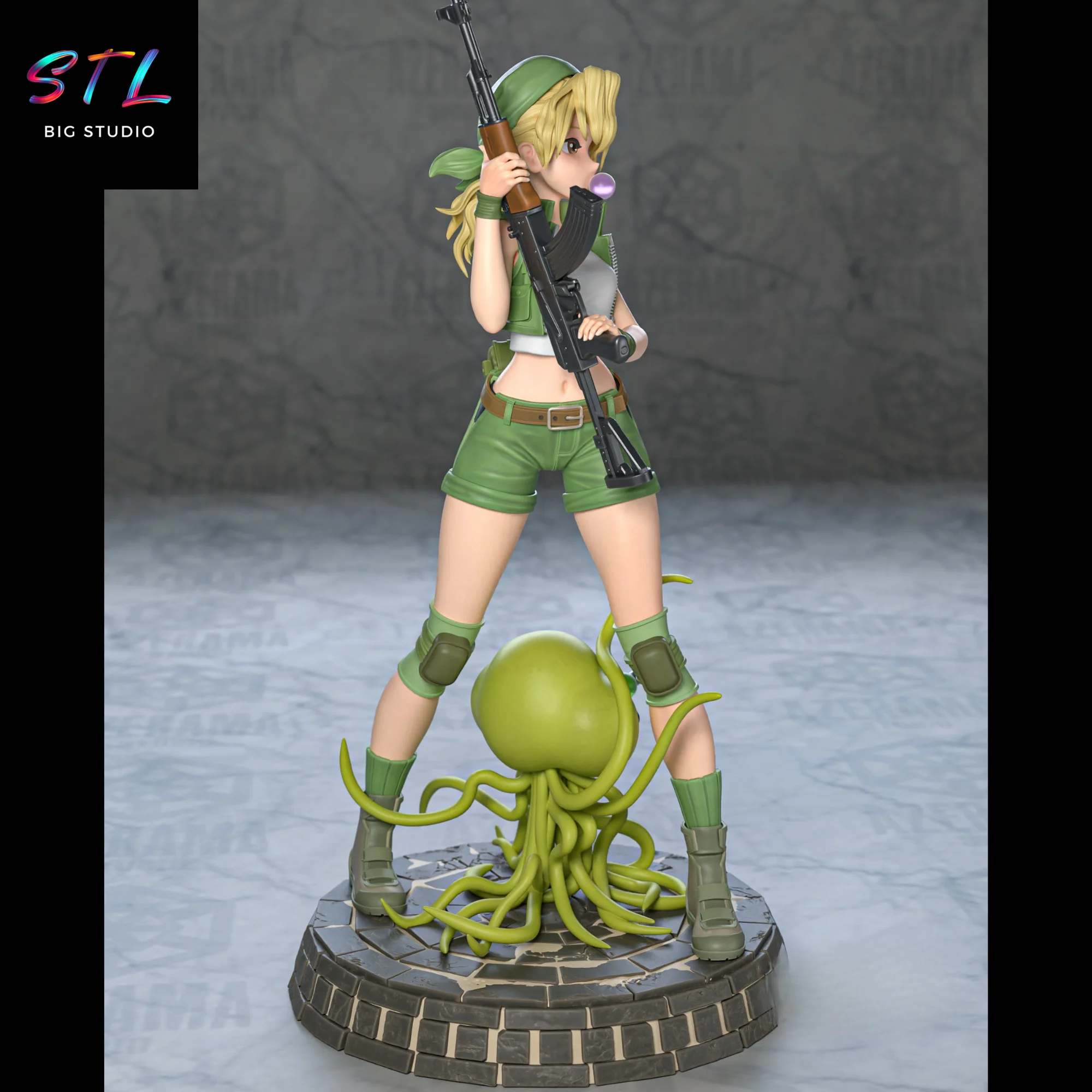 Eri Kasamoto STL | Metal Slug | 3D Printable Figure Model — view 2