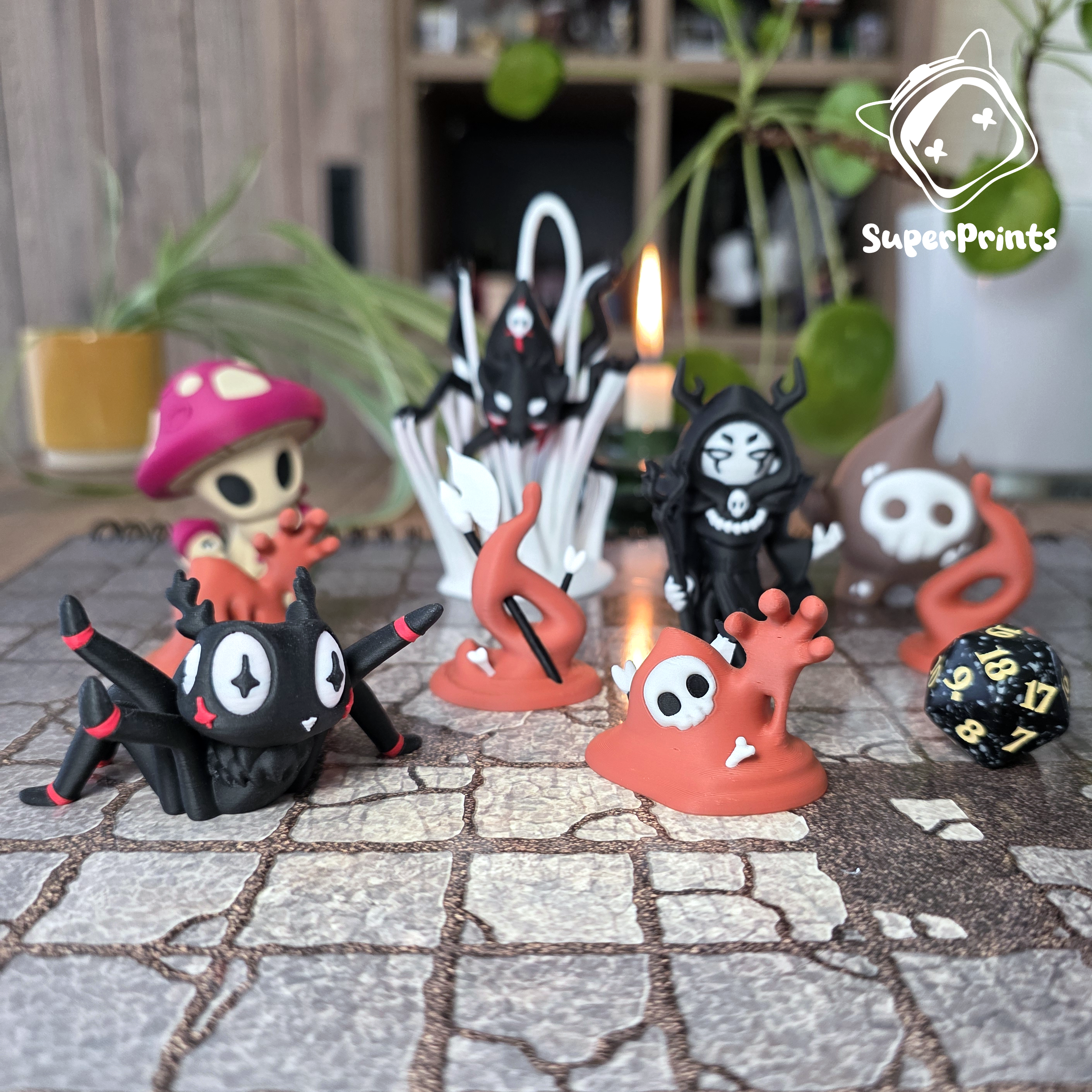 Ochre Jelly - Easy Multicolor FDM RPG Minis (No supports) 3D 3MF Model — view 6