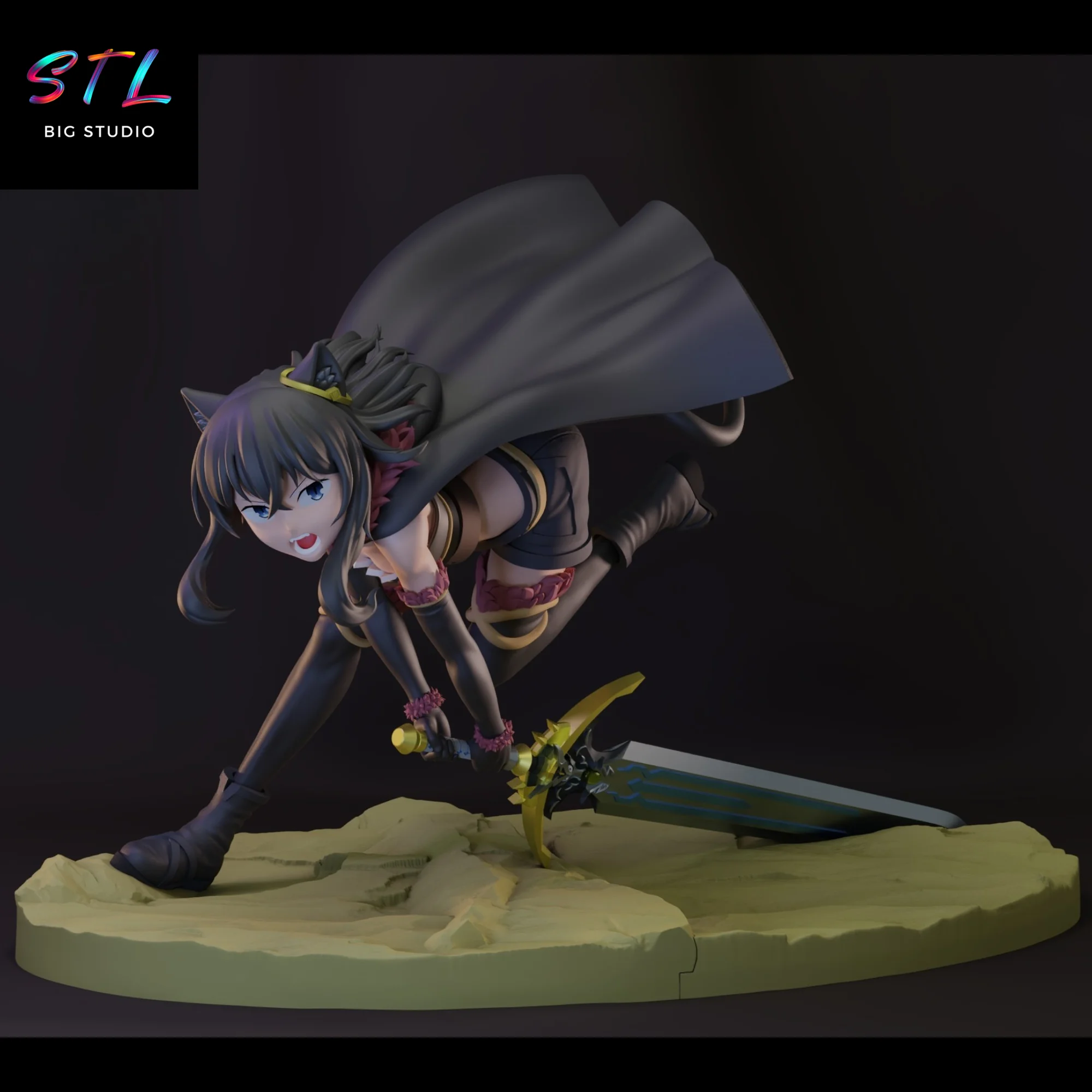 Fran STL | Reincarnated as a Sword | 3D Printable Figure Model