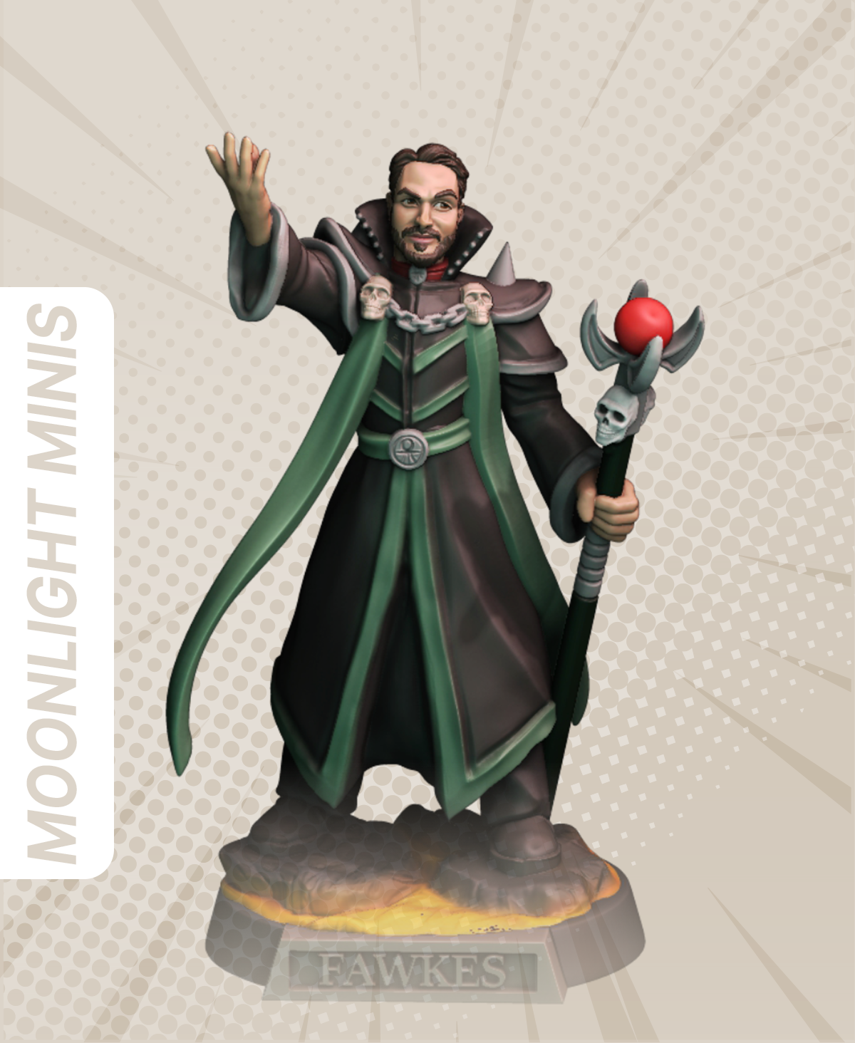 Fawkes 3D STL Model
