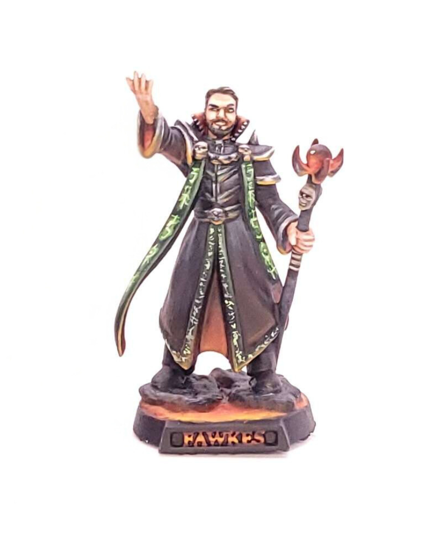 Fawkes 3D STL Model — view 2