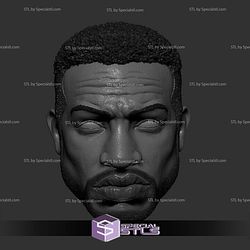 Custom Head STL Jonathan Majors Damian Anderson Creed 3D Model