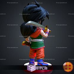 Yamcha Chibi 3D Printer Files STL Model