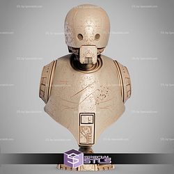 K-2SO Portrait Bust 3D Printer Files STL Model