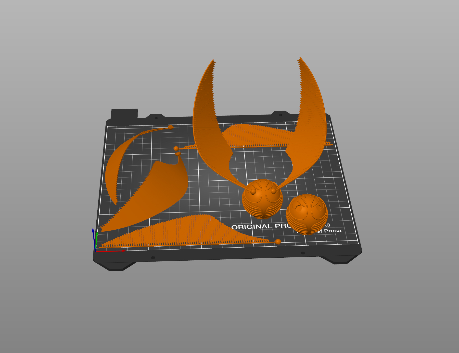 Golden Snitch - Harry Potter 3D OBJ Model