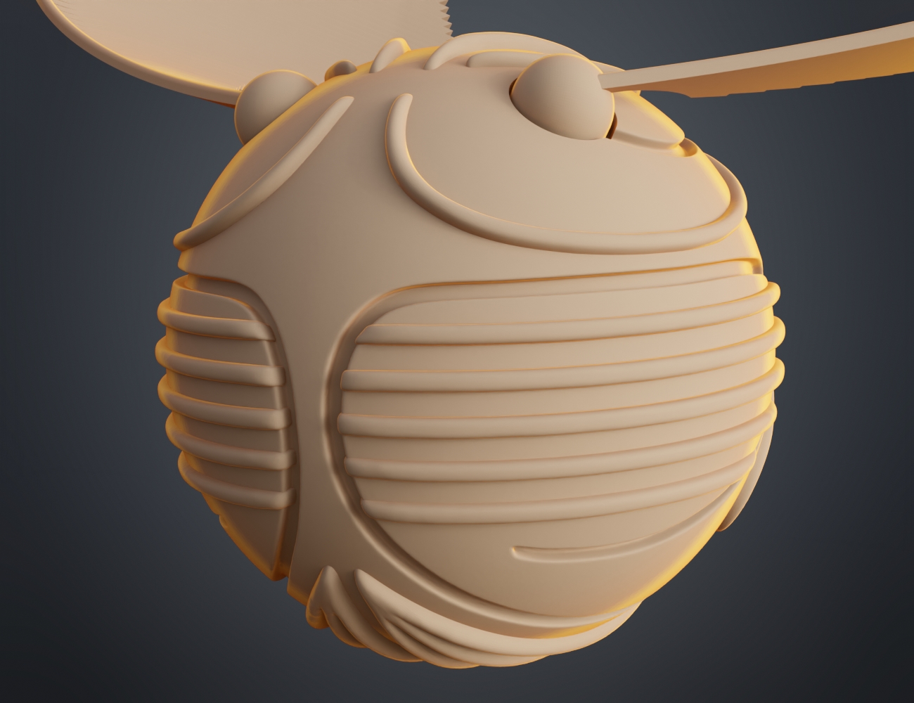 Golden Snitch - Harry Potter 3D OBJ Model — view 8