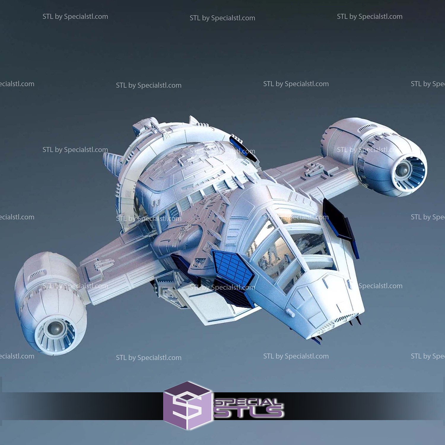 Serenity Ship 3D Printer Files STL Model — view 2