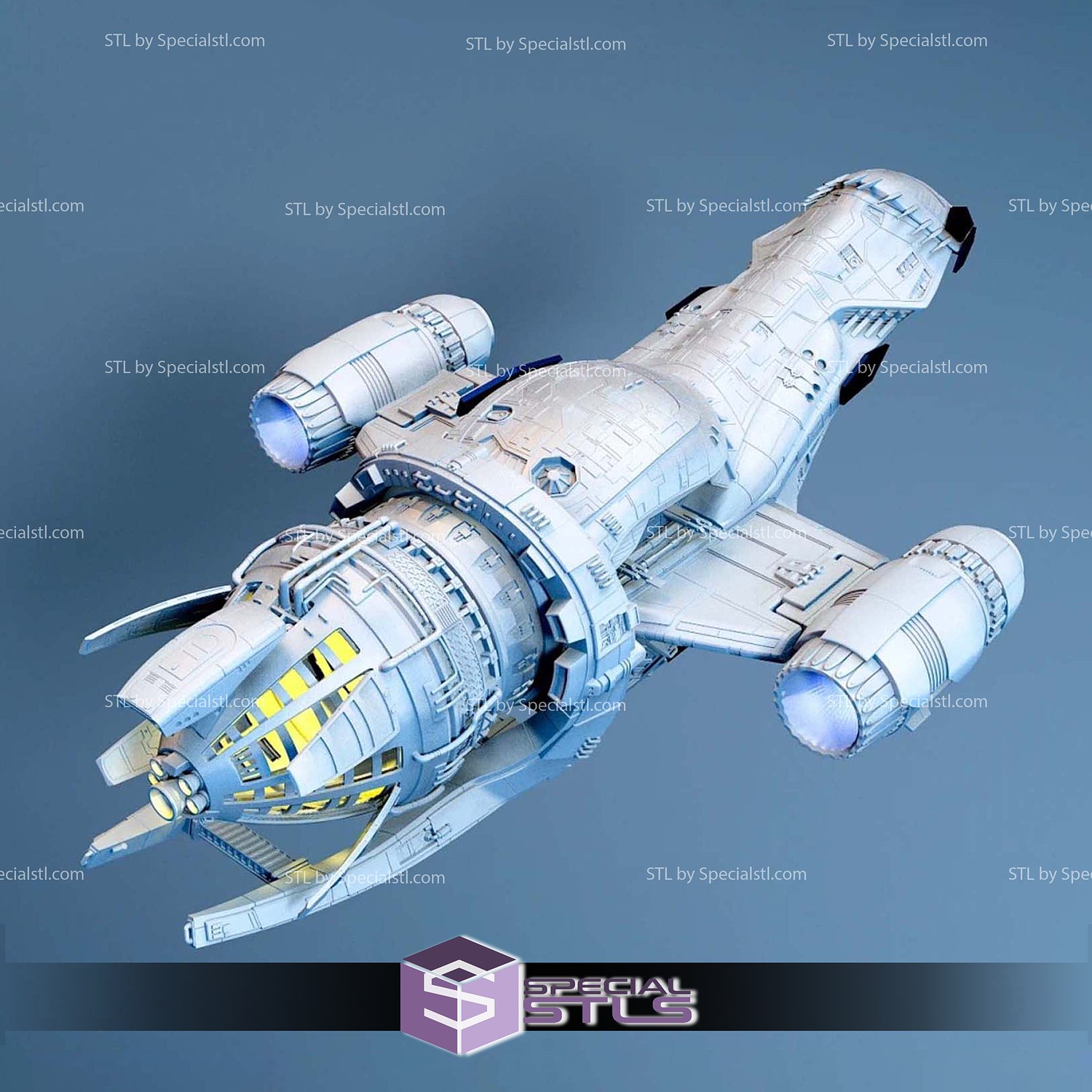 Serenity Ship 3D Printer Files STL Model — view 3