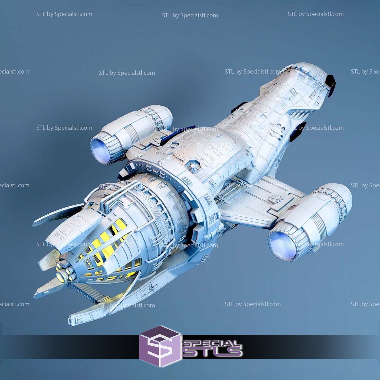 Serenity Ship 3D Printer Files STL Model — view 4