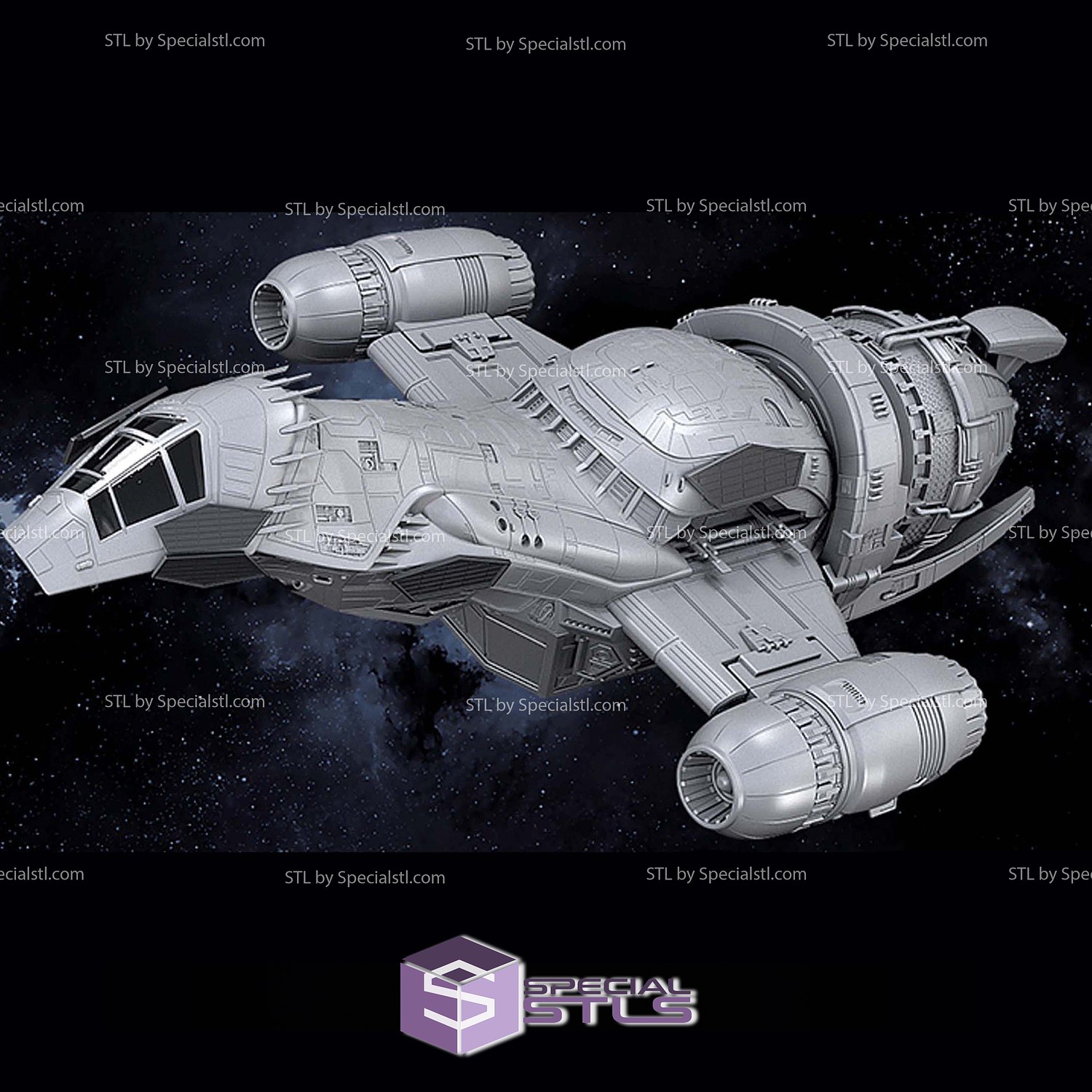 Serenity Ship 3D Printer Files STL Model — view 6