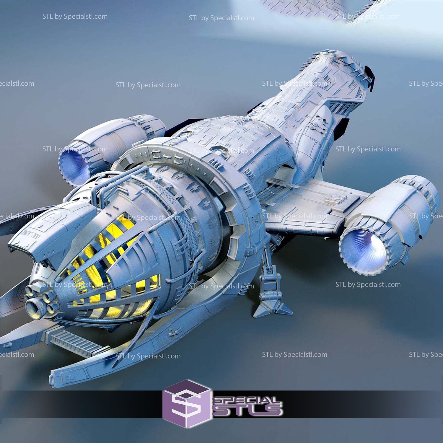 Serenity Ship 3D Printer Files STL Model — view 8